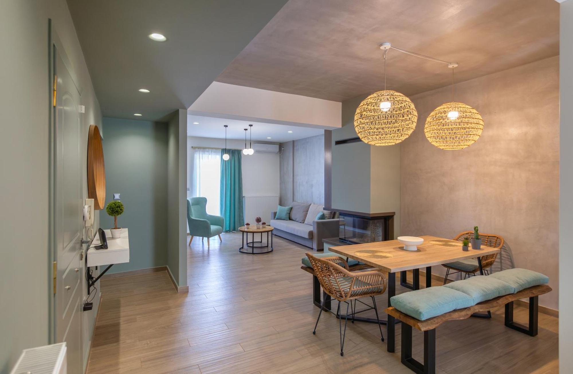 Near Nafpaktos' KiteSurfing beach, Luxurious Penthouse - Άνετο οροφοδιαμέρισμα 65m2 με θέα, κοντά στην παραλία Γριμπόβου Εξωτερικό φωτογραφία